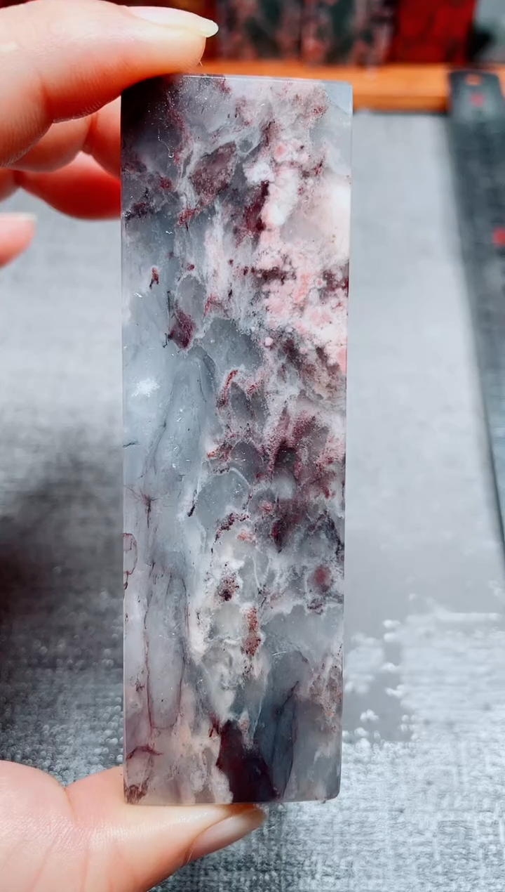 玉桂林鸡血玉素章--18