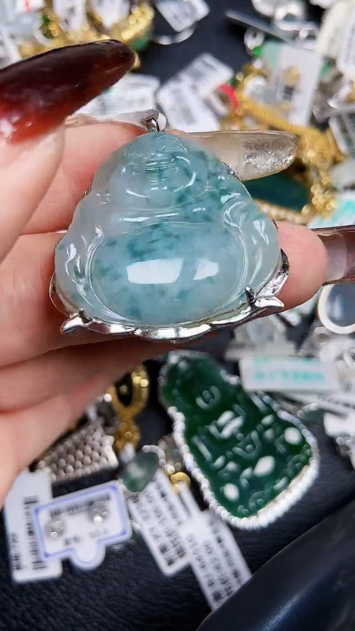 颈饰未镶嵌翡翠7647