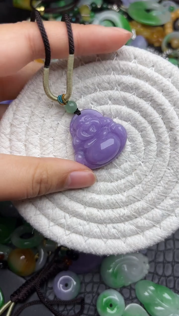 颈饰未镶嵌翡翠缅甸翡翠吊坠