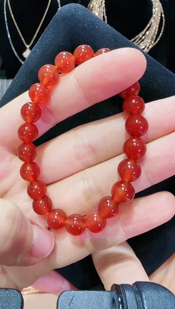 【闪购商品】玛瑙/玉髓手链未镶嵌玛瑙手链