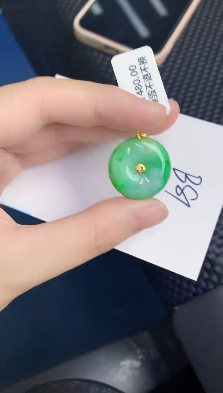 【闪购商品】翡翠颈饰18K金镶嵌000000000