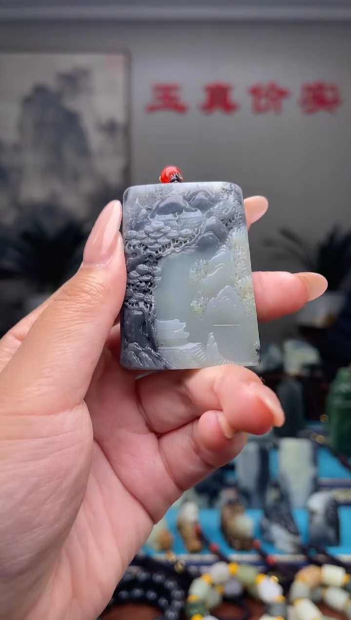 未镶嵌和田玉挂件1