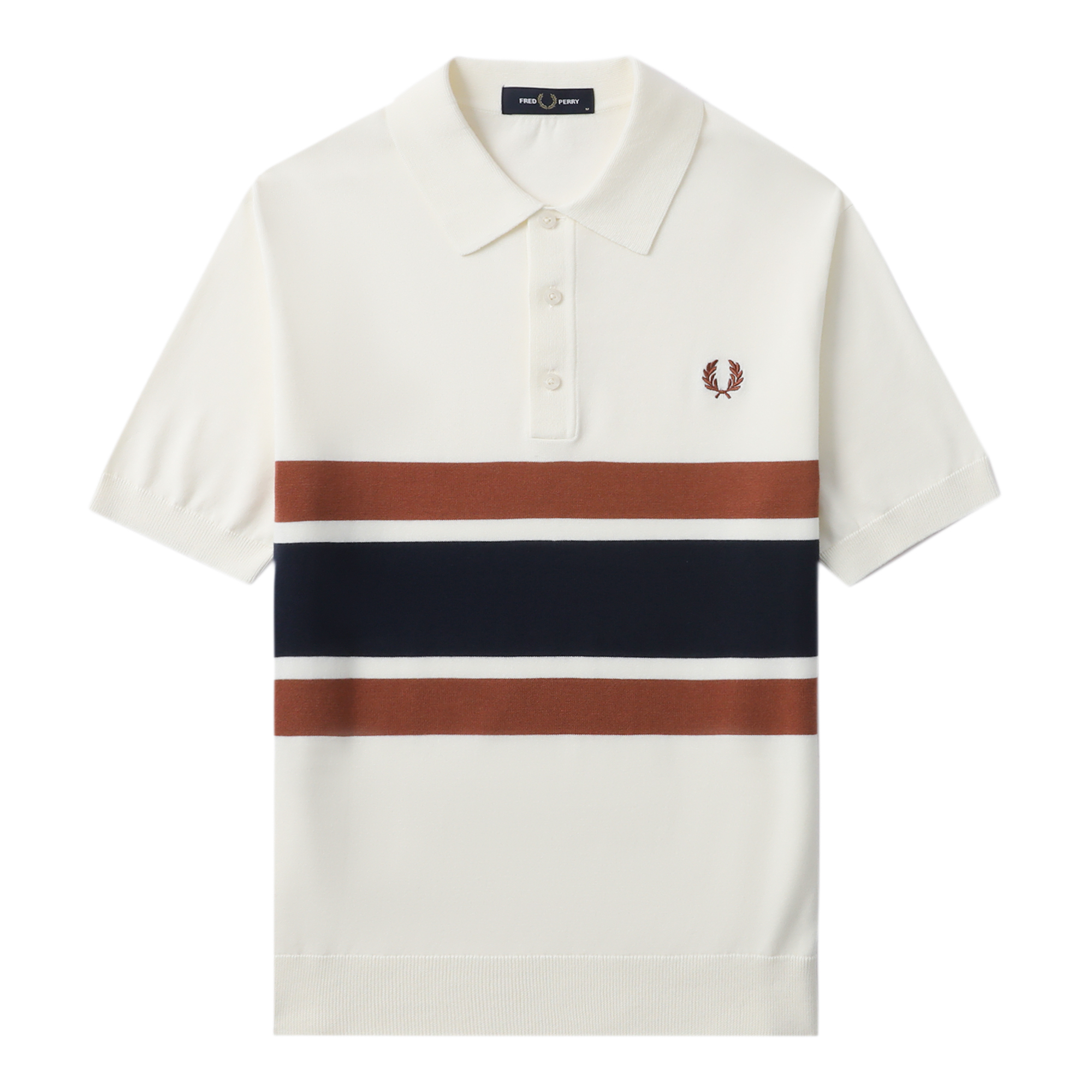 FRED PERRY 25年新款欧若风  宽松型商务T恤针织半袖麦穗Polo衫