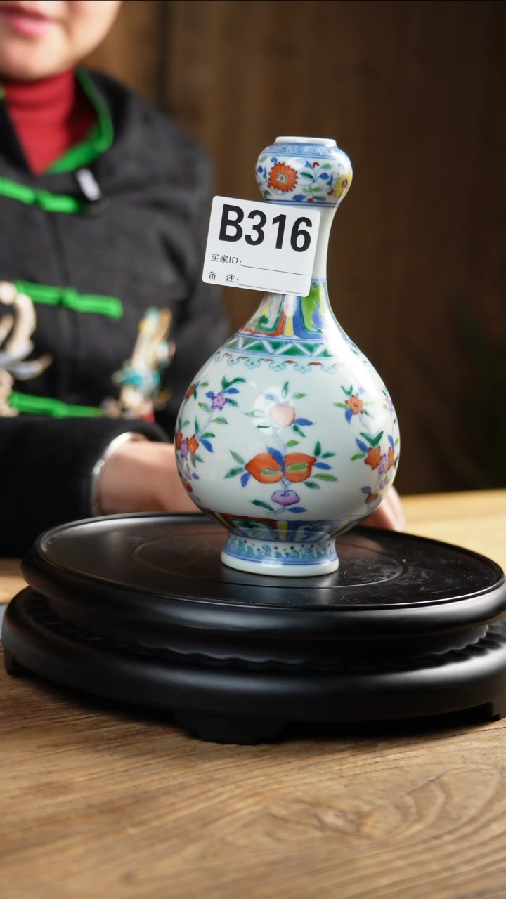 【闪购商品】瓷片景德镇陶瓷赏瓶316