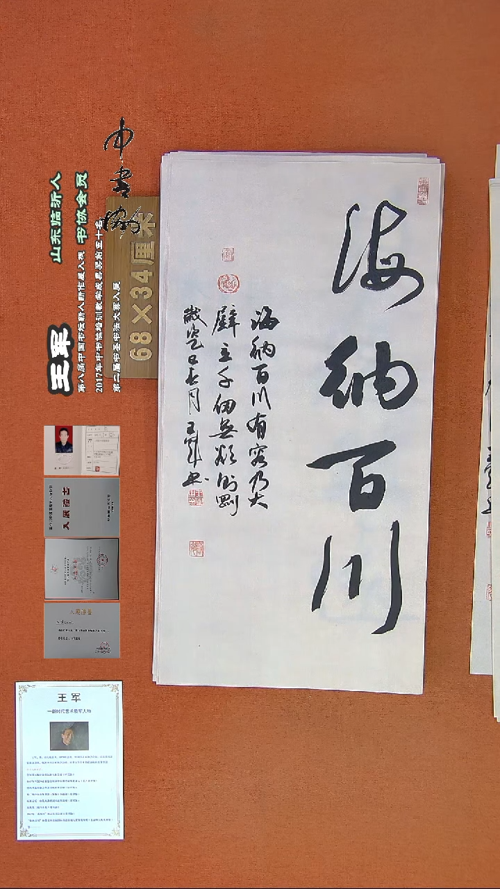 【闪购商品】书法126王军书法作品