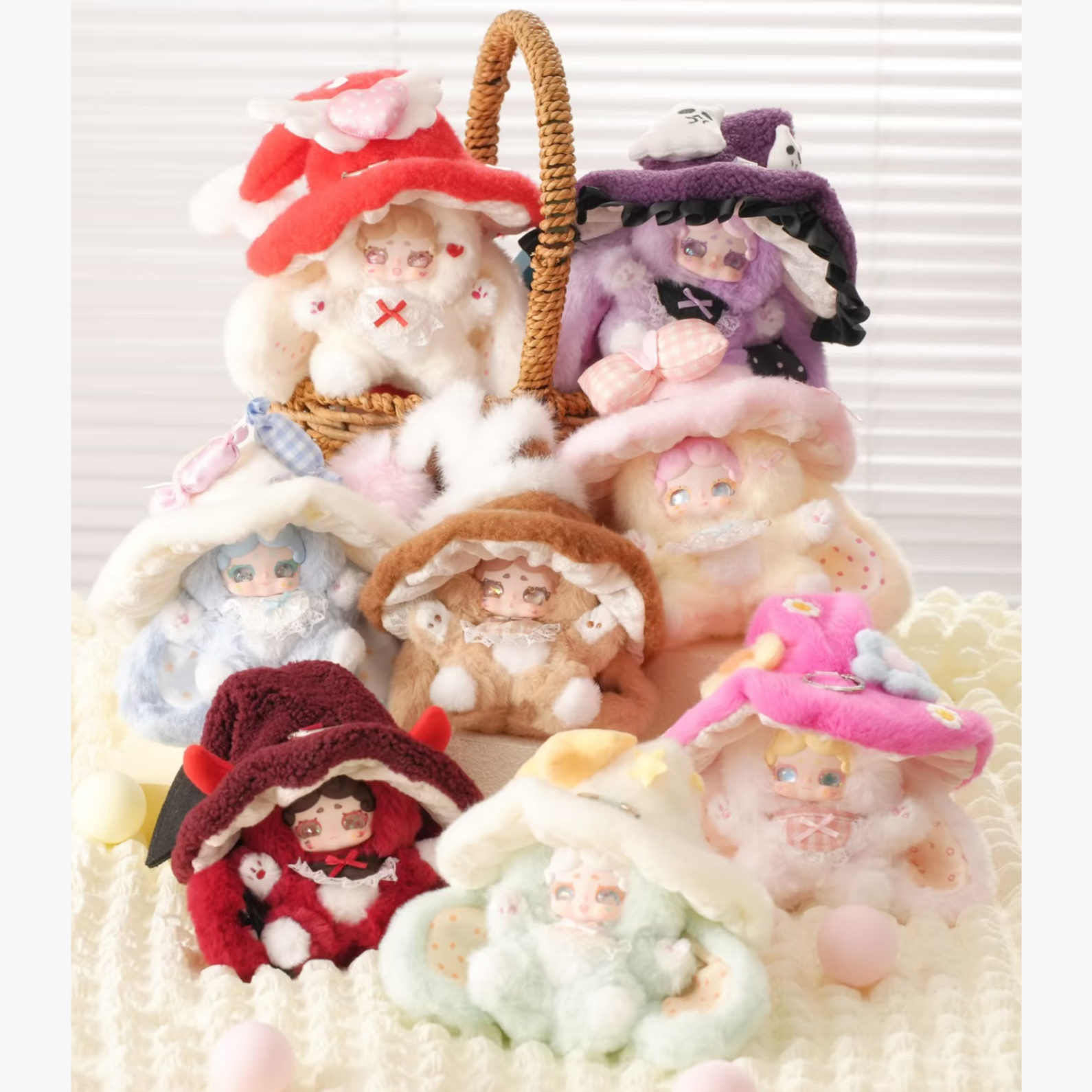 魔女来信系列潮玩毛绒盲盒  Lucky Deer Nai晚安小兔 (代拆）