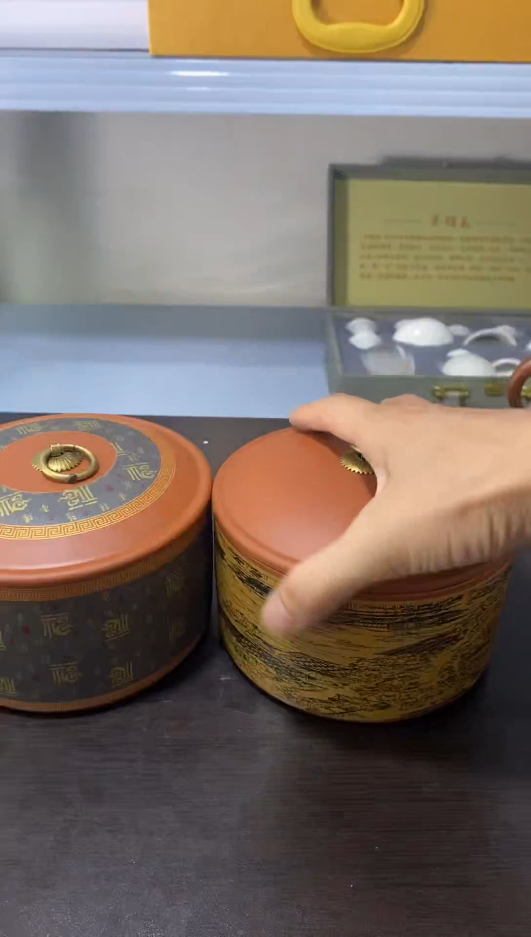 回忆罐红色2个（约装220克铁观音）