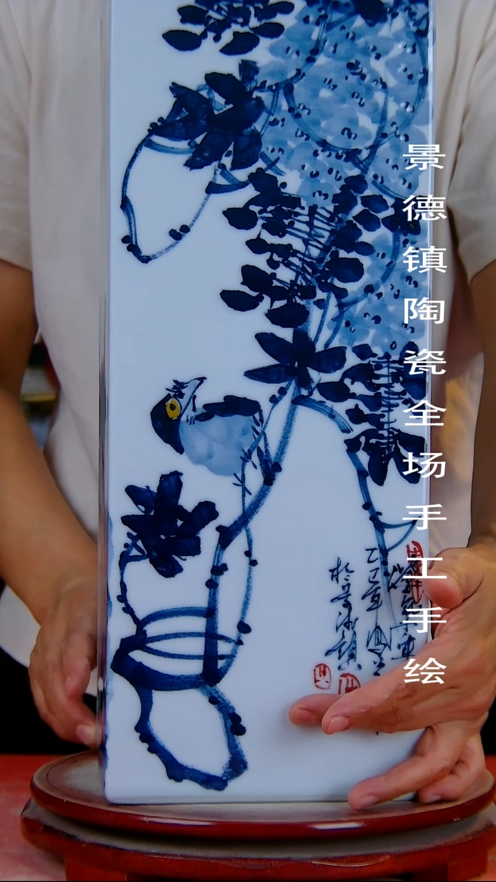 摆件景德镇陶瓷 全场手工手绘