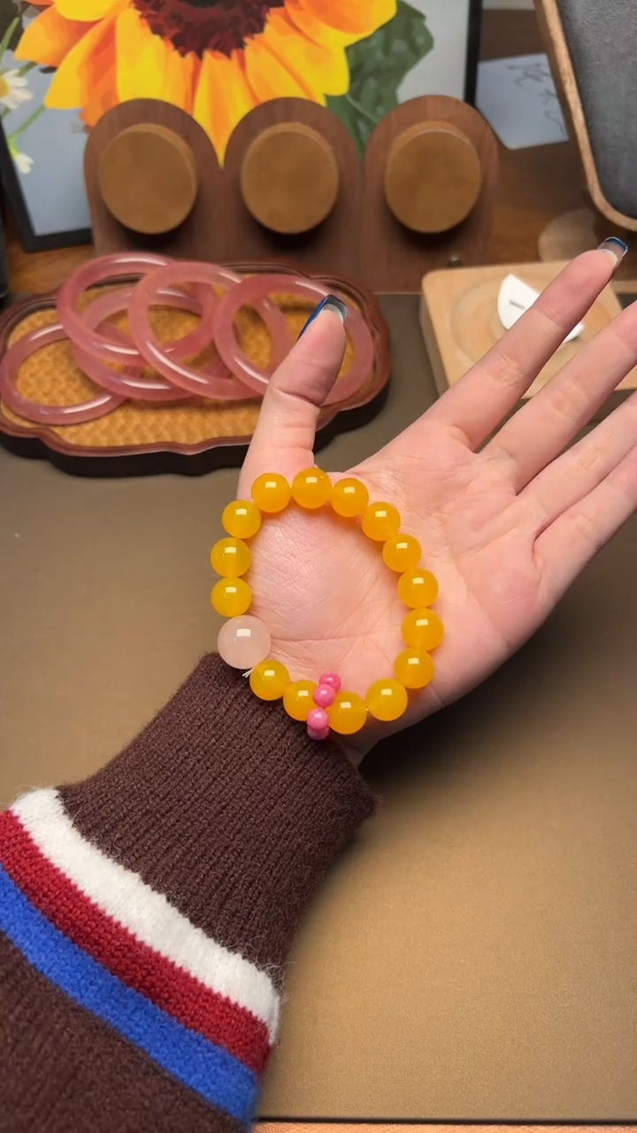 未镶嵌手串水晶墨****と1