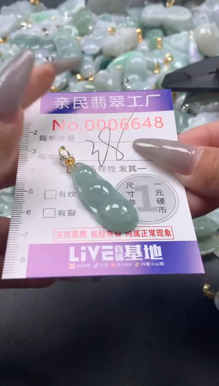 颈饰未镶嵌翡翠6648