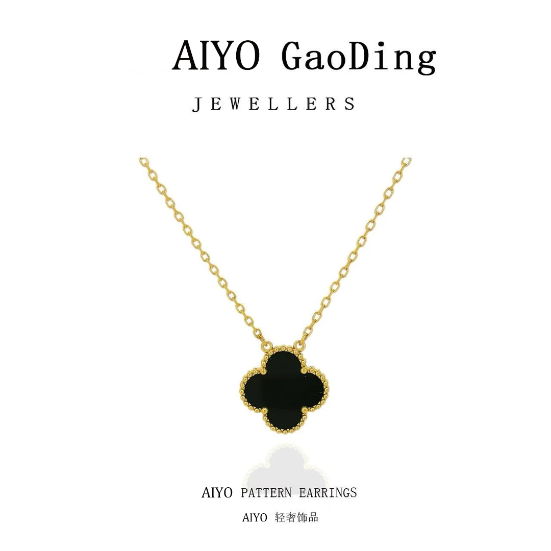  AIYO 黑色项链百搭时尚金典