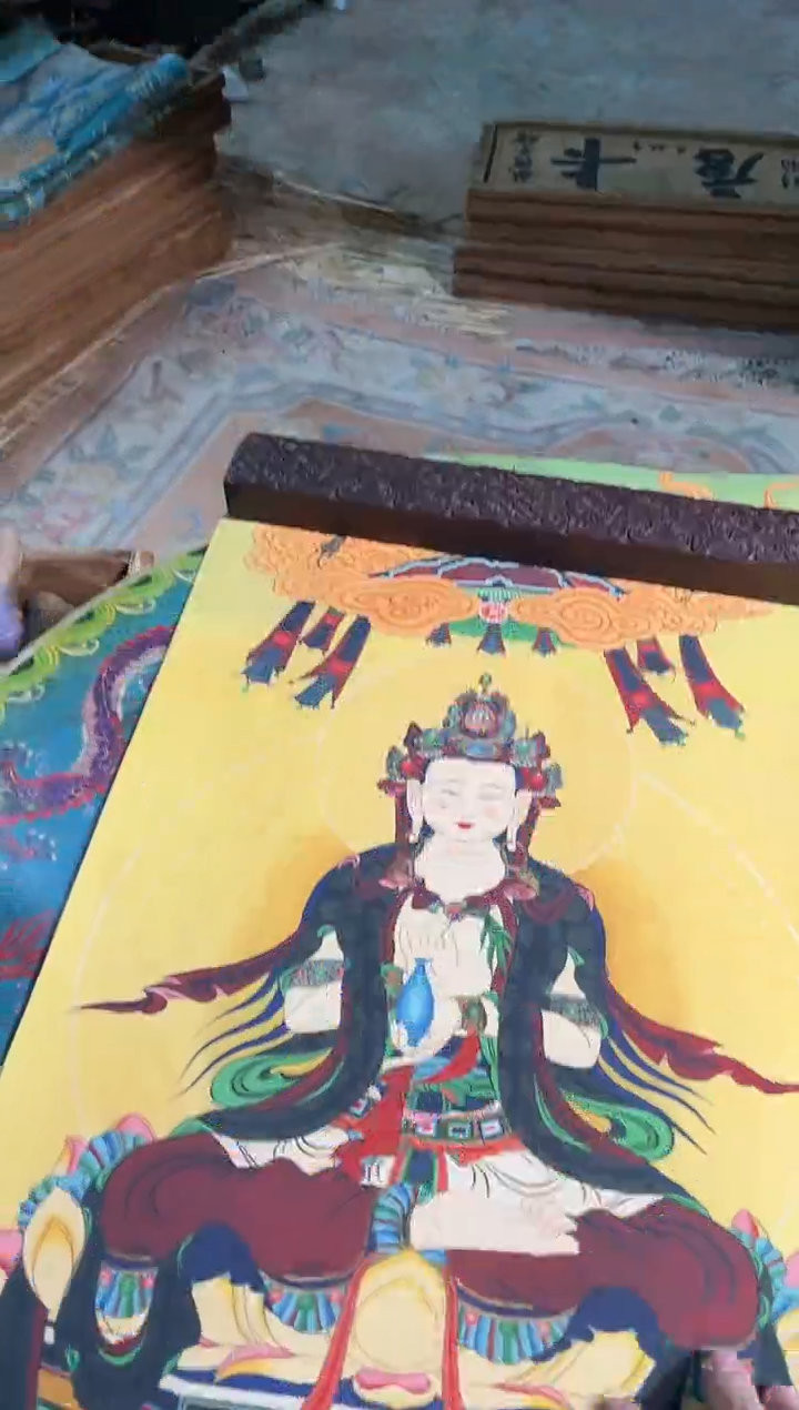 卷轴画路路的唐卡tk160