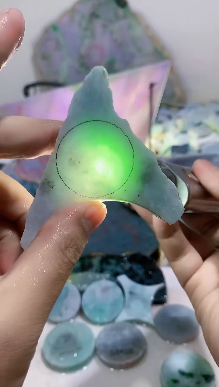 裸石翡翠0蒙0翡翠珠宝75