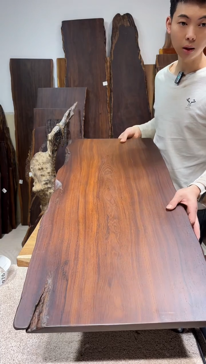 风车木（黑檀木）尺寸90*43*2.3编号775