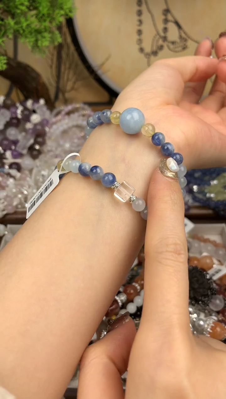 【闪购商品】蓝晶石手串未镶嵌377