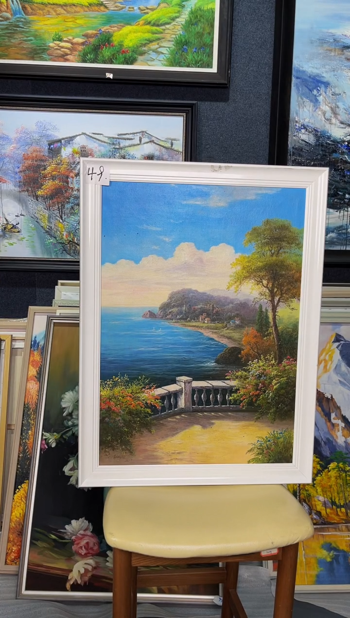 【闪购商品】油画64号 50*70 山水-手绘油画