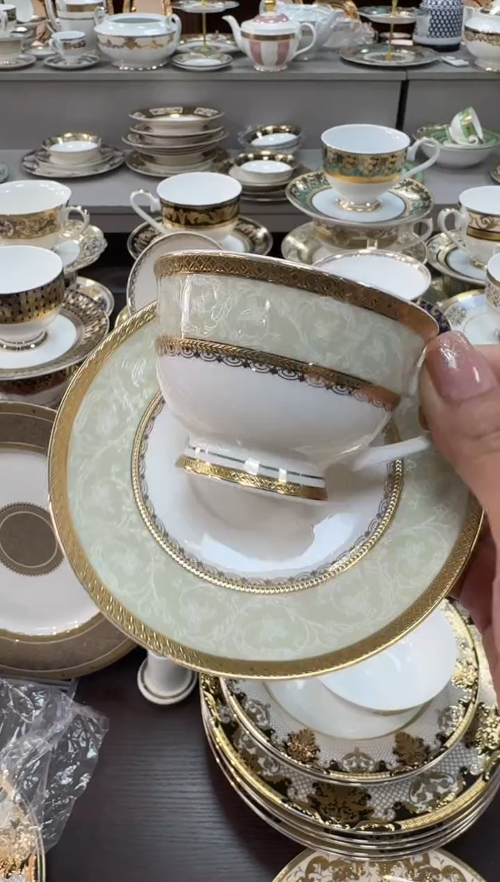 【闪购商品】瓷片90毫升咖啡杯碟