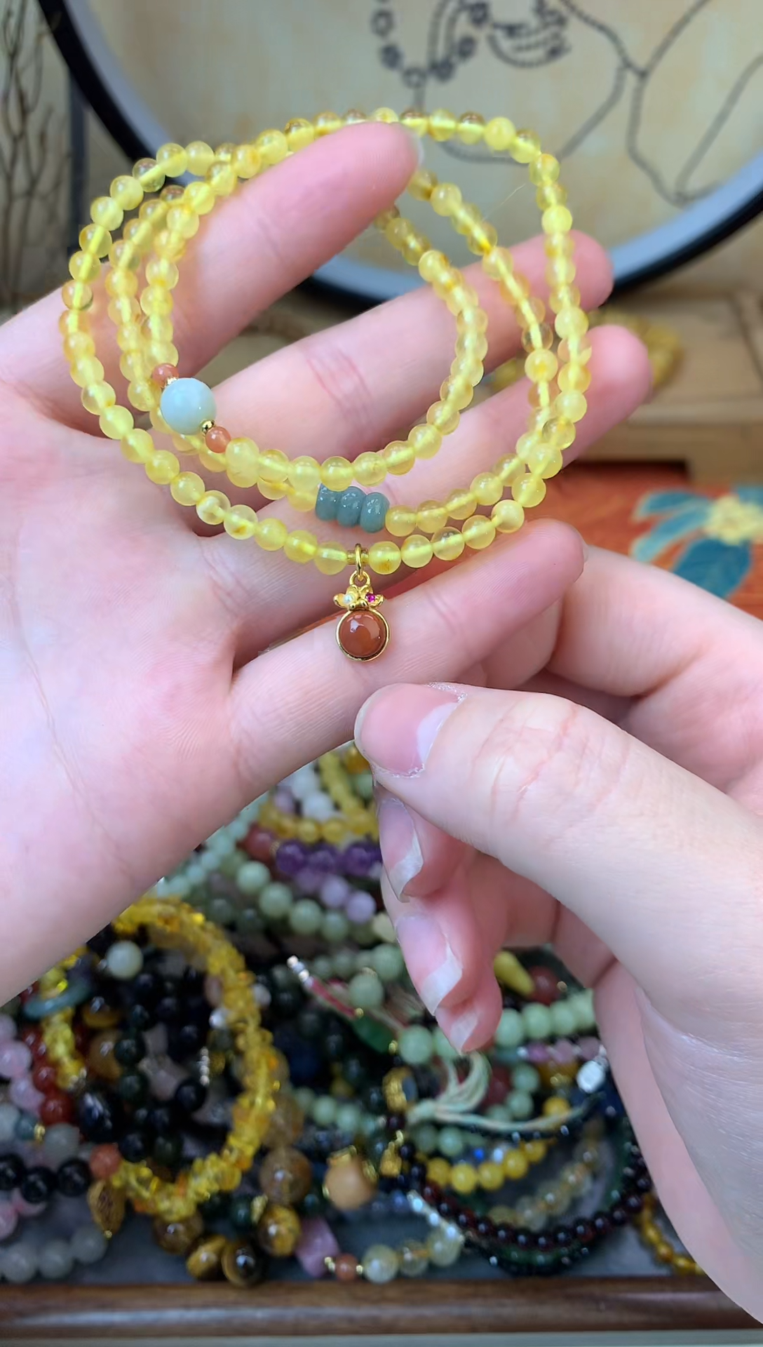 【闪购商品】蜜蜡手链未镶嵌161手串