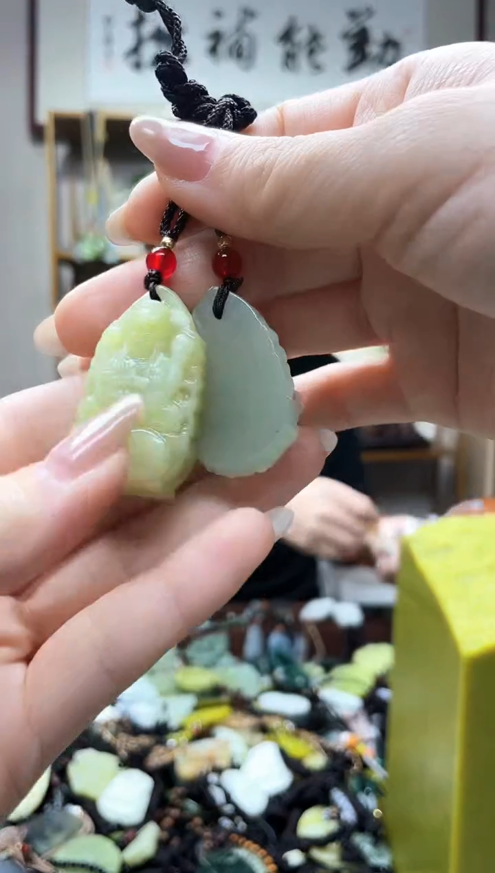 未镶嵌岫玉吊坠·多样性发货拍一发一