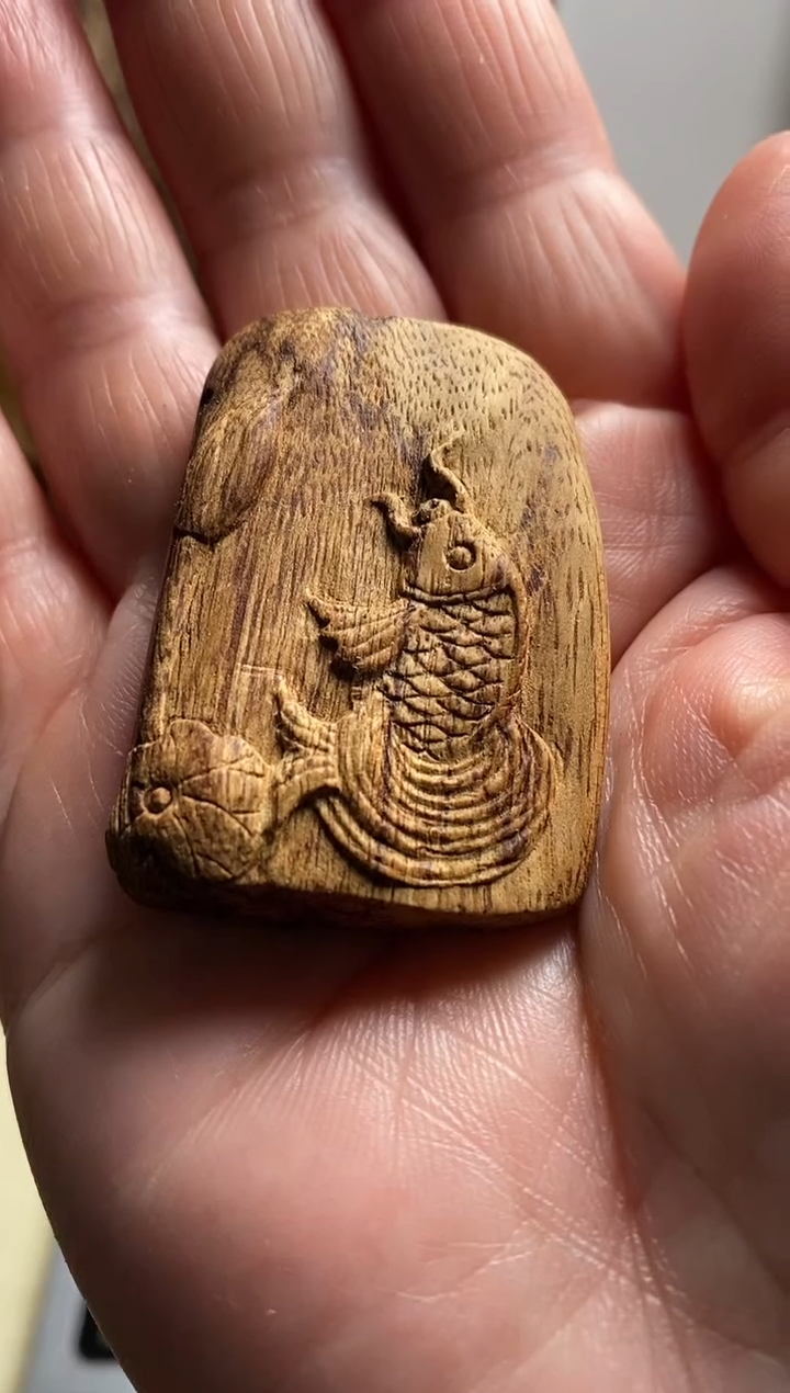 【闪购商品】沉香手把件马泥涝沉香把件9克