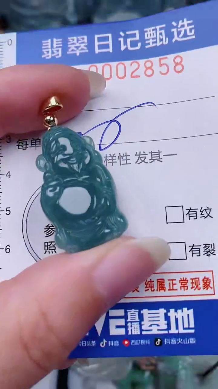 翡翠未镶嵌颈饰00002858