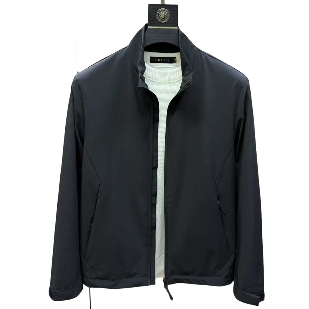 YP-男士春季新款立领轻薄夹克外套简约大气百搭舒适2323