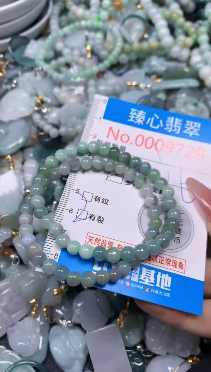 【闪购商品】翡翠颈饰未镶嵌含绳0009729