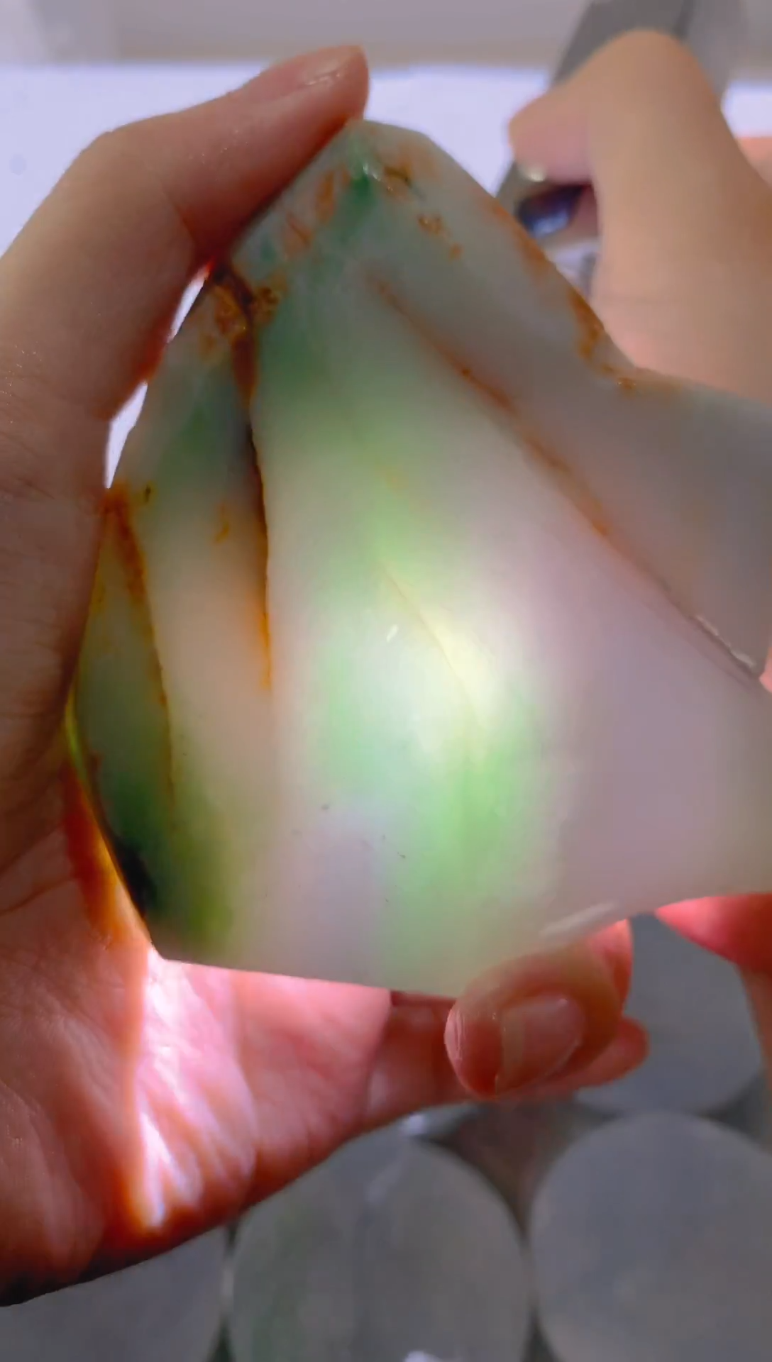 未镶嵌裸石翡翠天然缅甸翡翠A货FC457