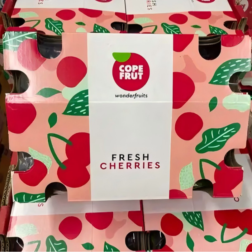 车厘子海运冰BING2JD5斤净重 内附果径卡