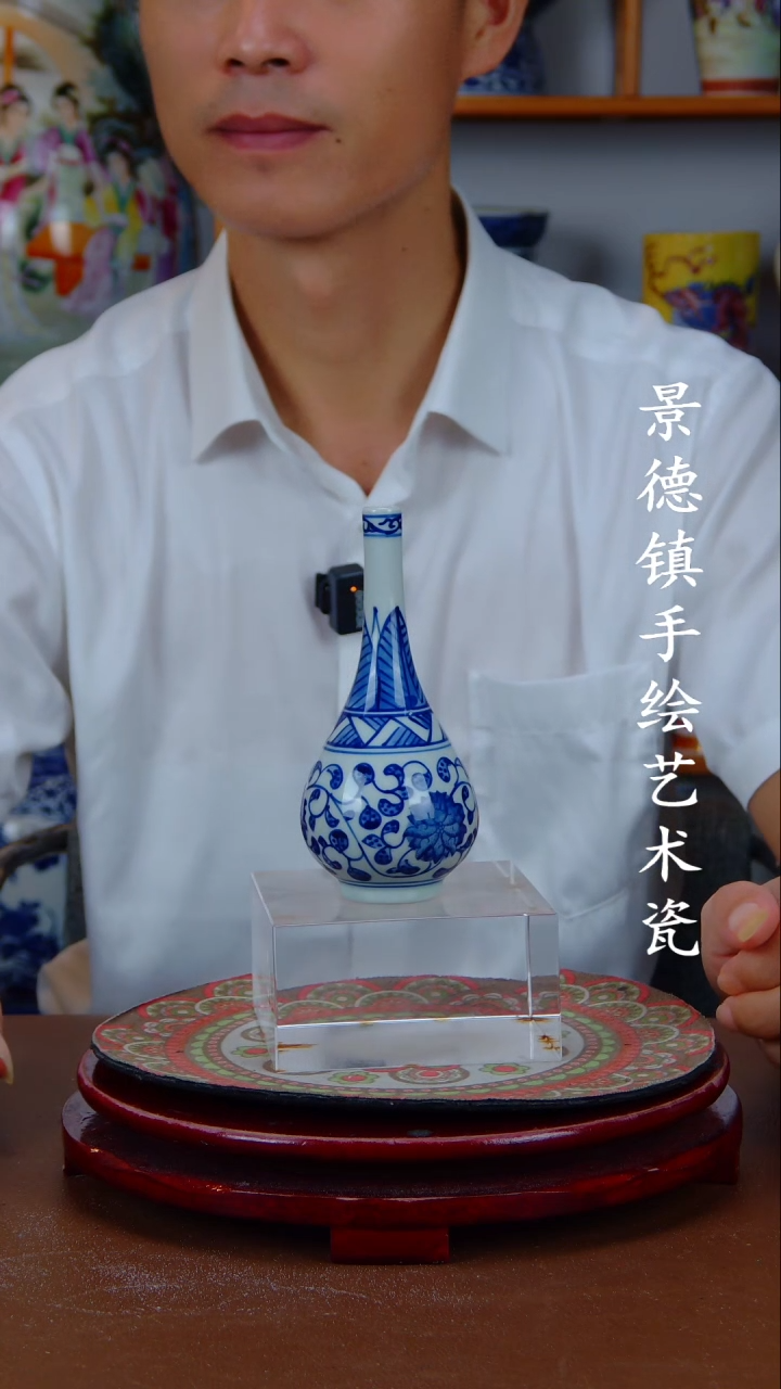 现代景德镇手工手绘陶瓷摆件3