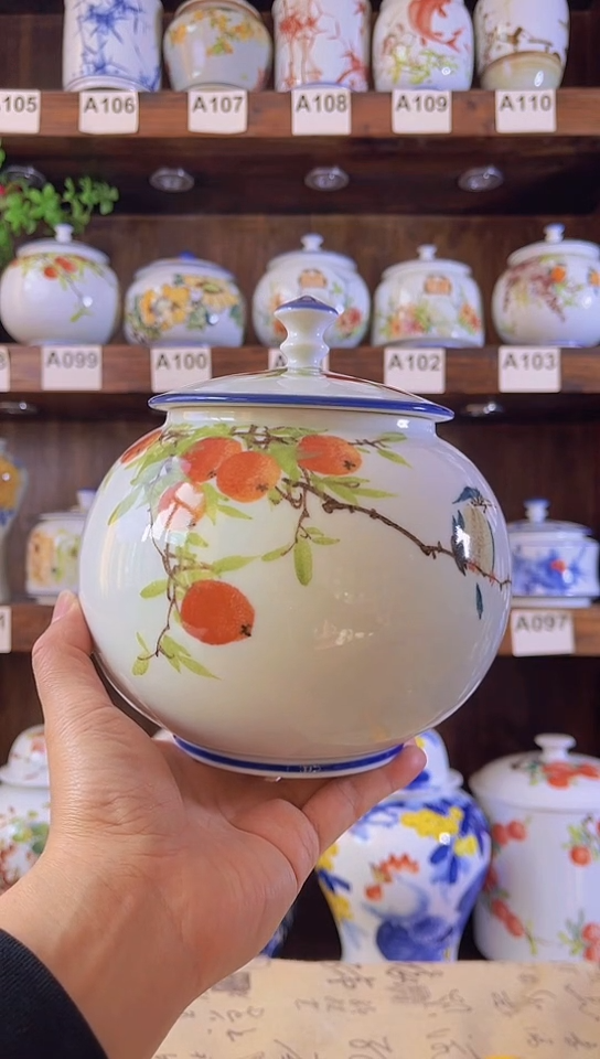 迎君陶瓷纯手工手绘   8