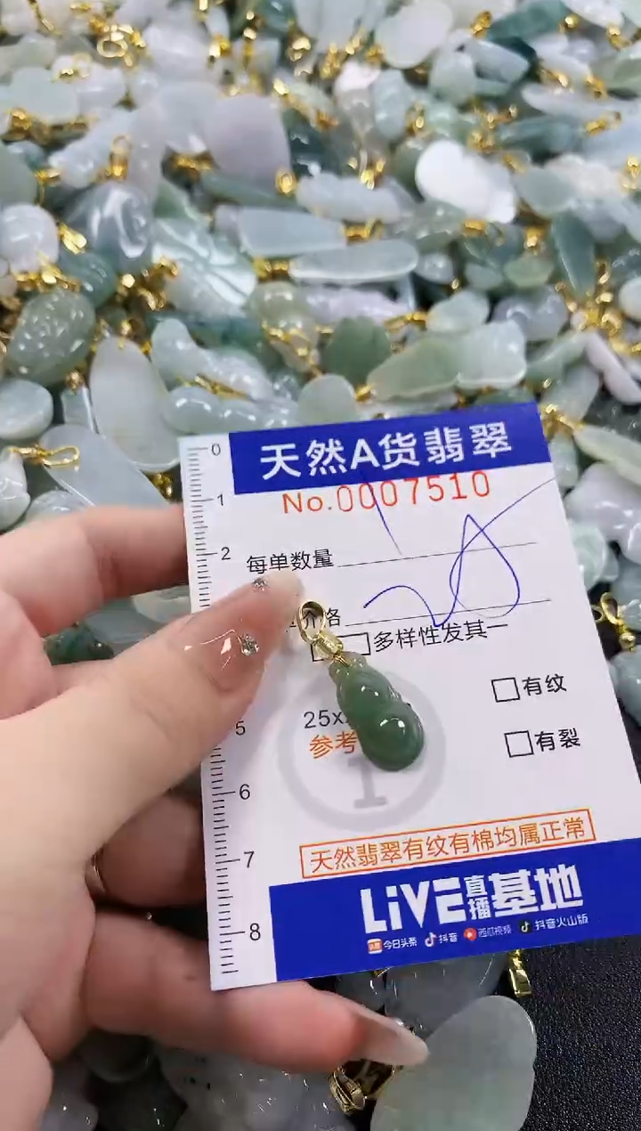 颈饰未镶嵌翡翠天然A货翡翠