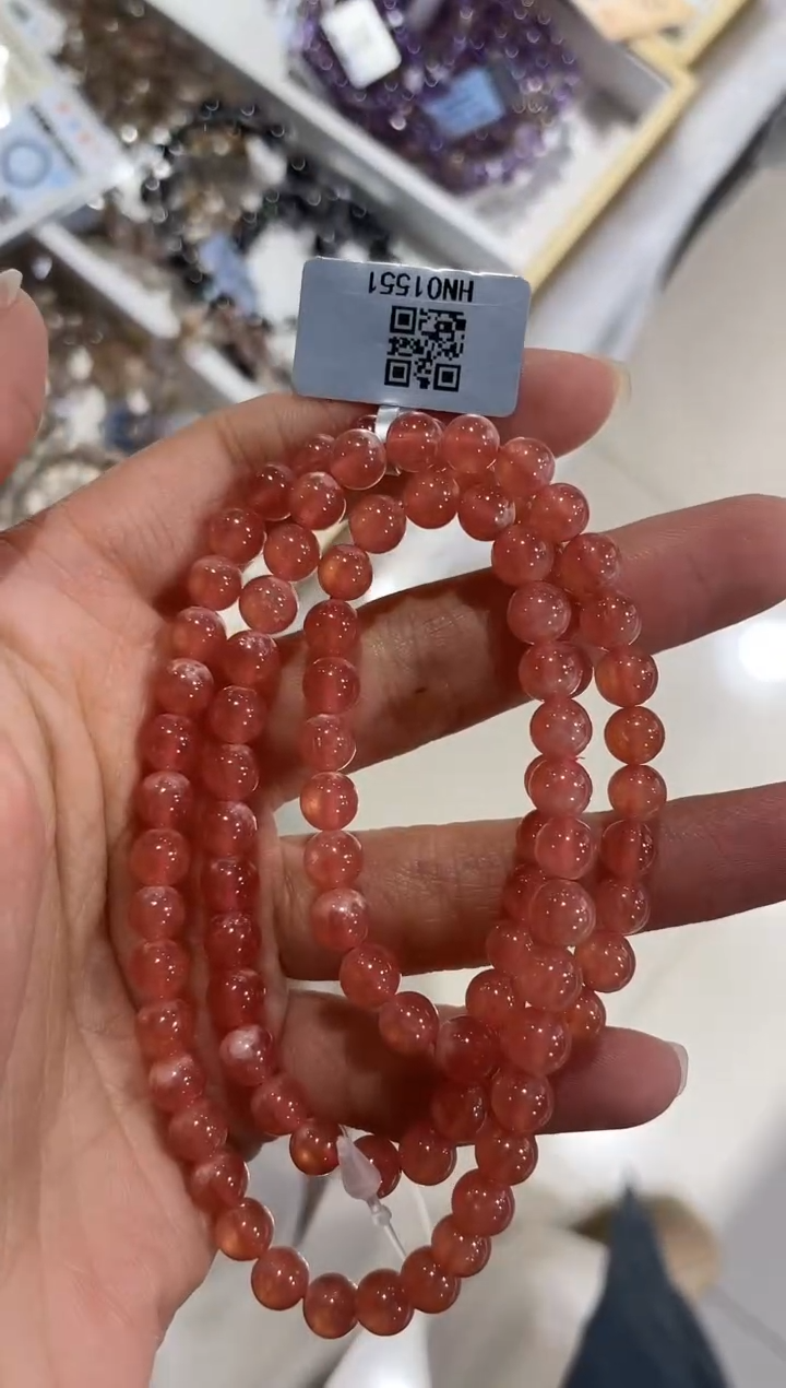 【闪购商品】菱锰矿（红纹石）手串未镶嵌手串