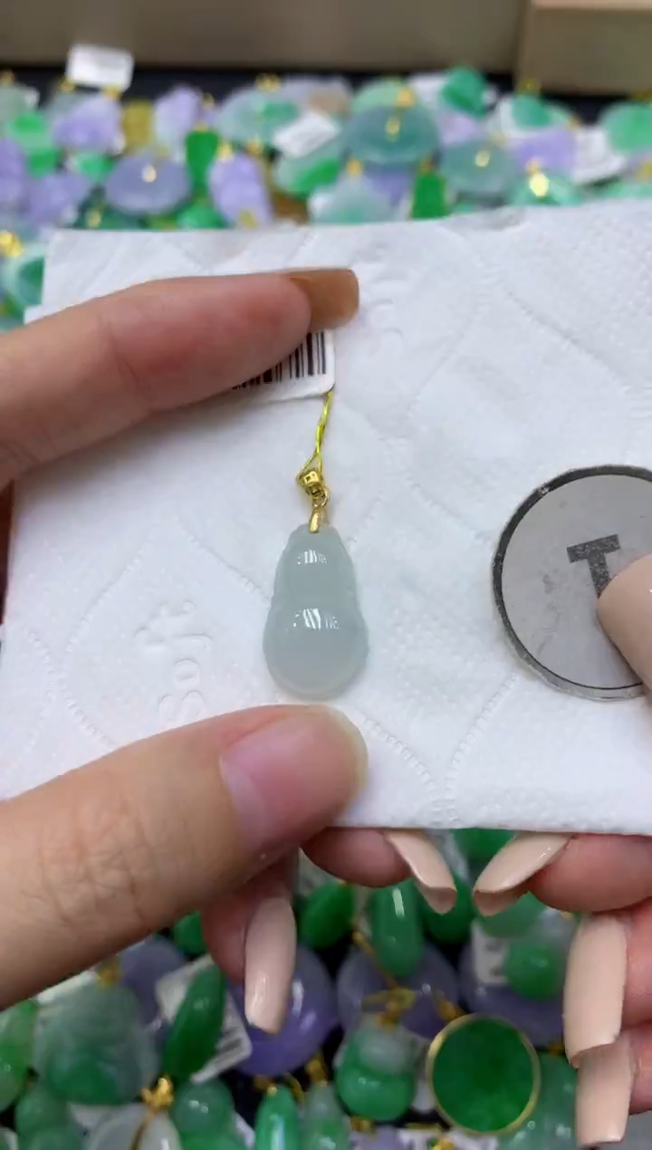 颈饰未镶嵌翡翠天然缅甸翡翠A货