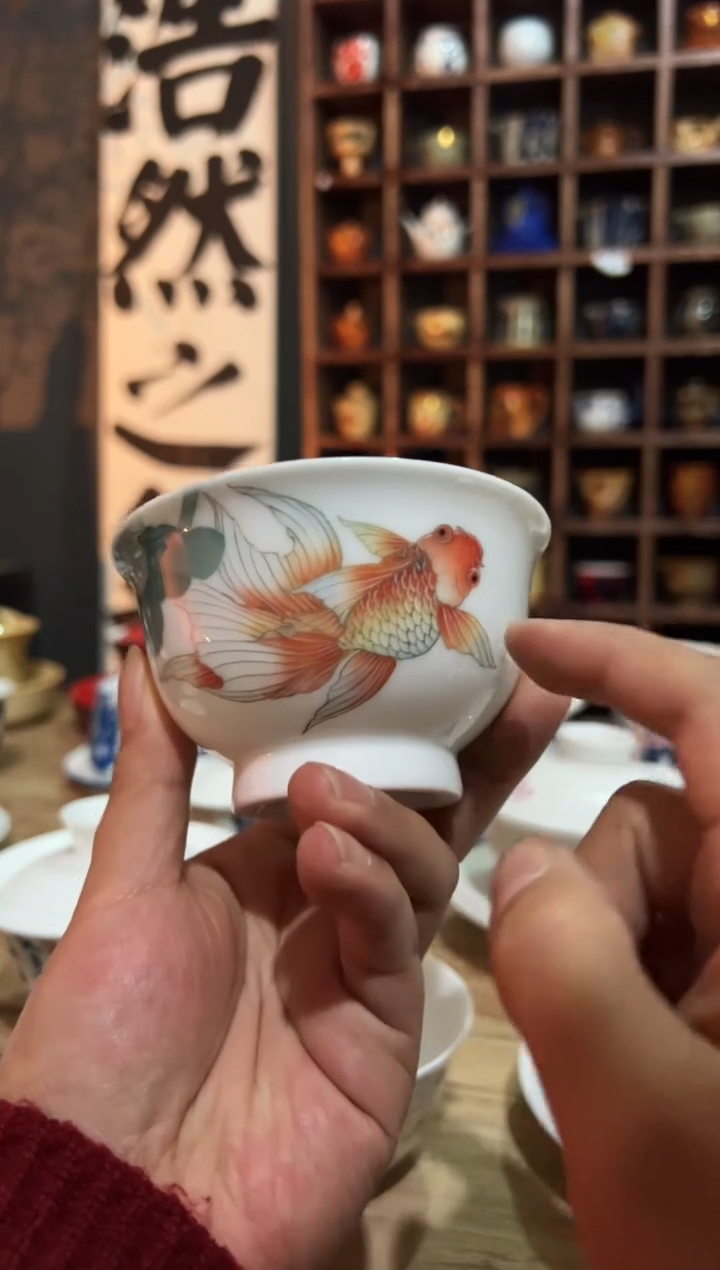 【闪购商品】观云听雨原创手绘茶具