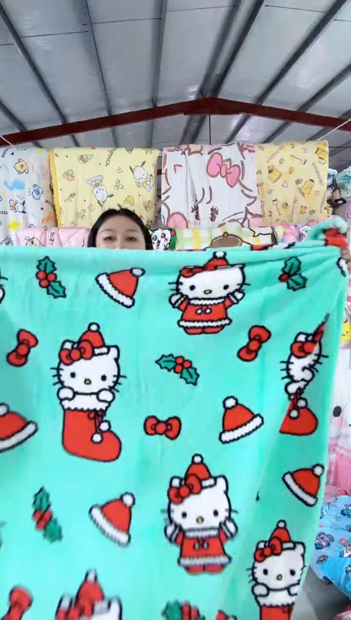 130*180左右微瑕绒毯      