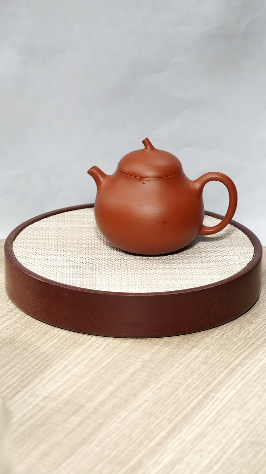 【闪购商品】朱泥茶壶茄瓜壶150CC容量