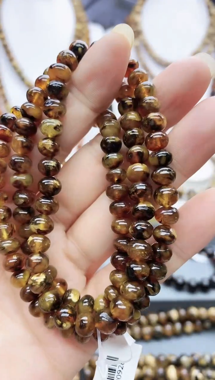 【闪购商品】琥珀颈饰未镶嵌7琥珀