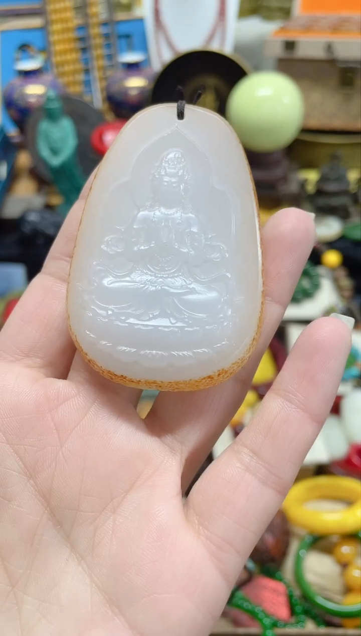 【闪购商品】和田玉（子料）颈饰未镶嵌主播推荐主播推荐