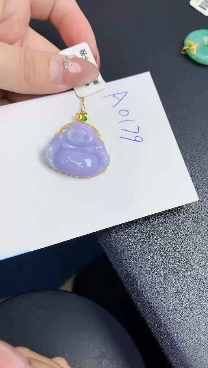 【闪购商品】翡翠颈饰18K金镶嵌000000000000