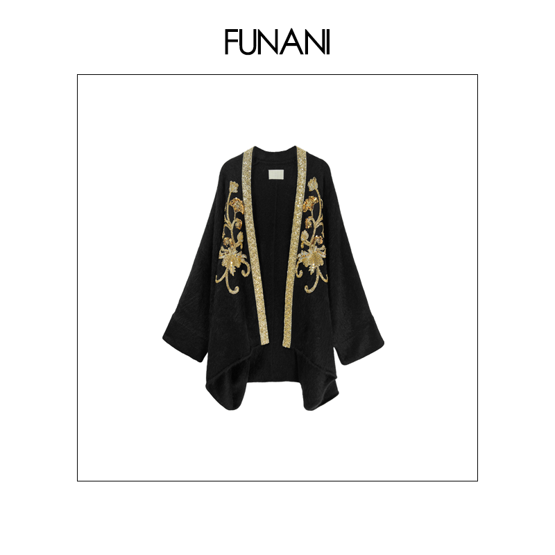 【FUNANI】 轻奢法式高级感重工原创设计感 上衣 X2530239A