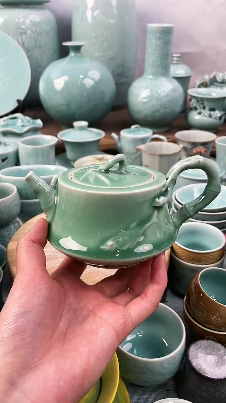 【闪购商品】特价 微瑕 慧仙青瓷