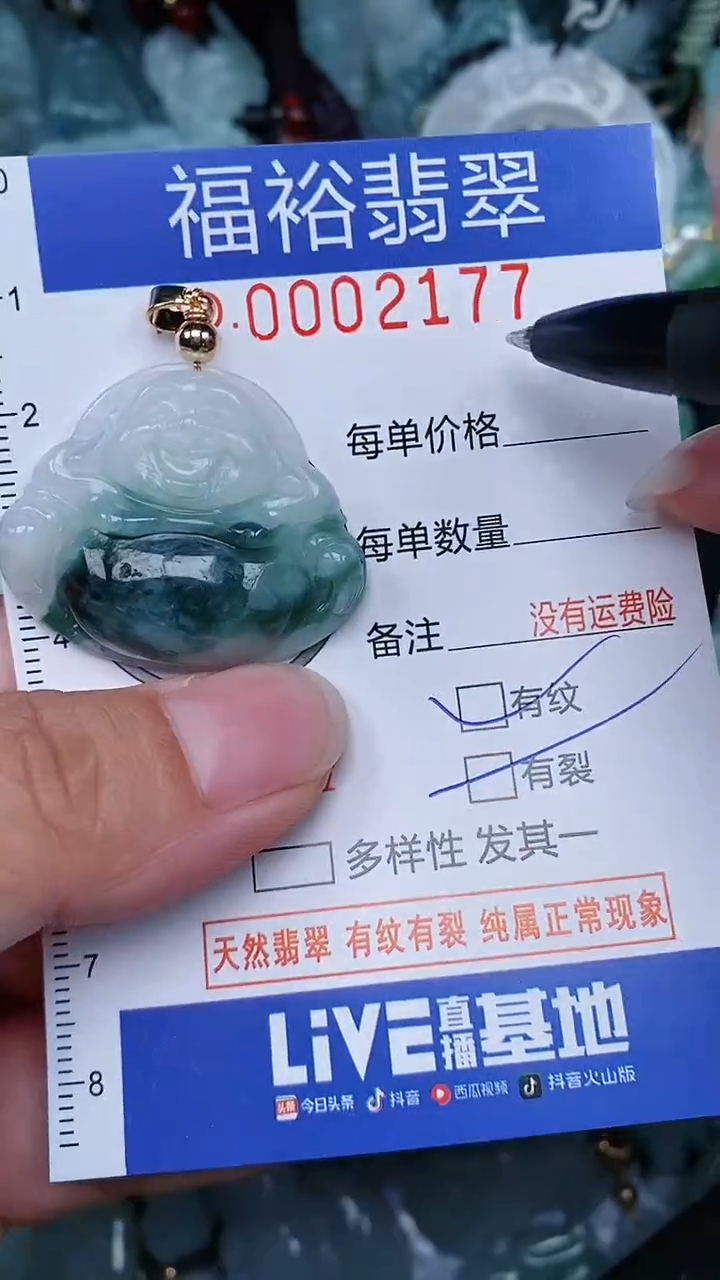 翡翠未镶嵌颈饰...0002177