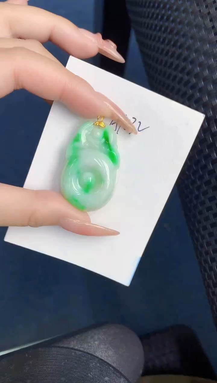 【闪购商品】翡翠颈饰18K金镶嵌000000000