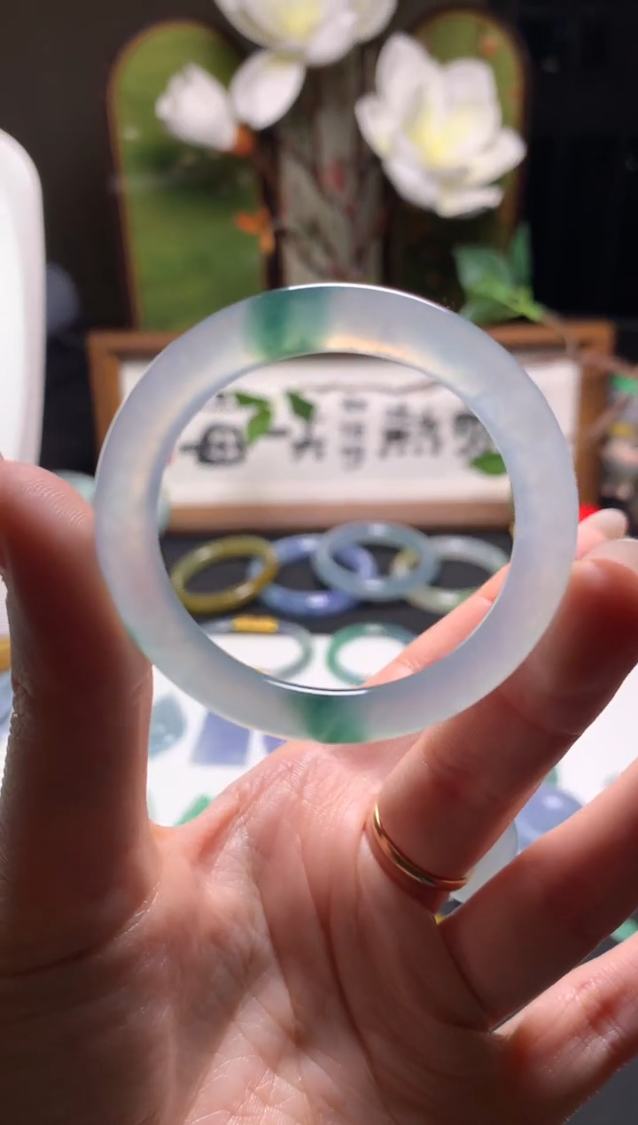 未镶嵌定制翡翠41*5.9*7.2