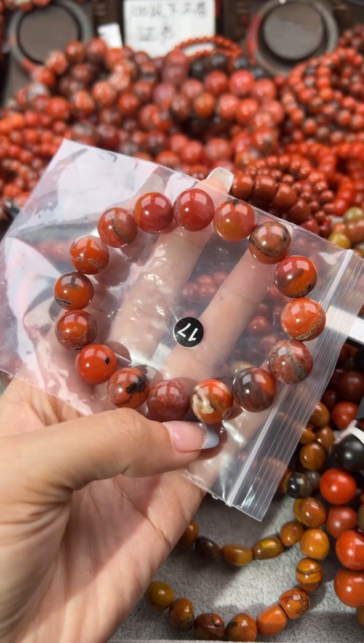 未镶嵌手串南红玛瑙13+