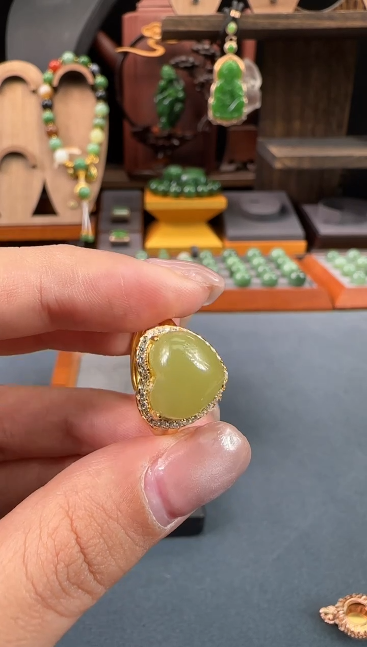 【闪购商品】和田玉吊坠银S925镶嵌1