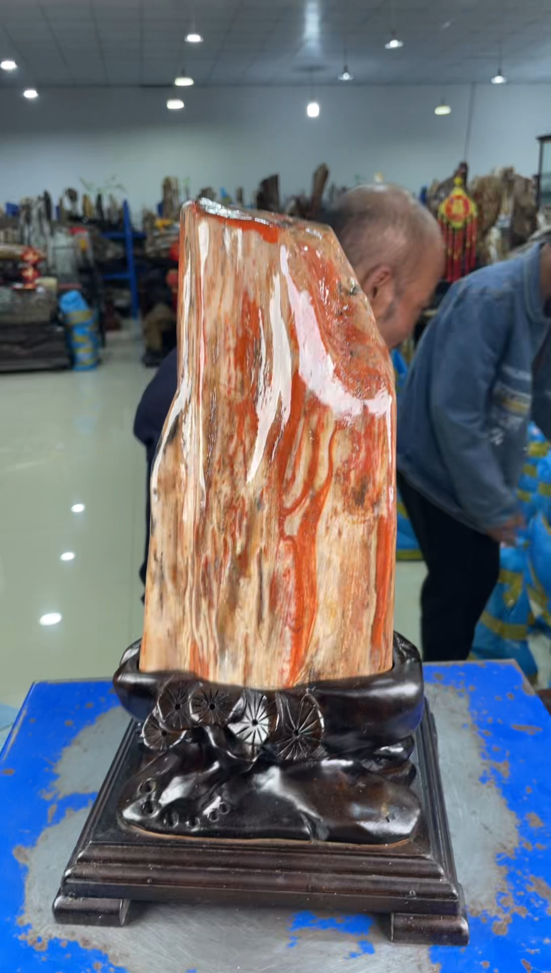 【闪购商品】硅化玉摆件未镶嵌38