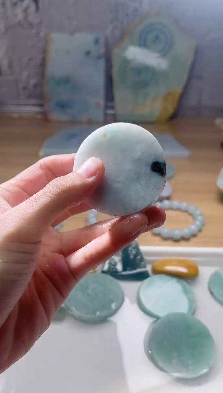 裸石翡翠翡翠a货正品玉石古陈025