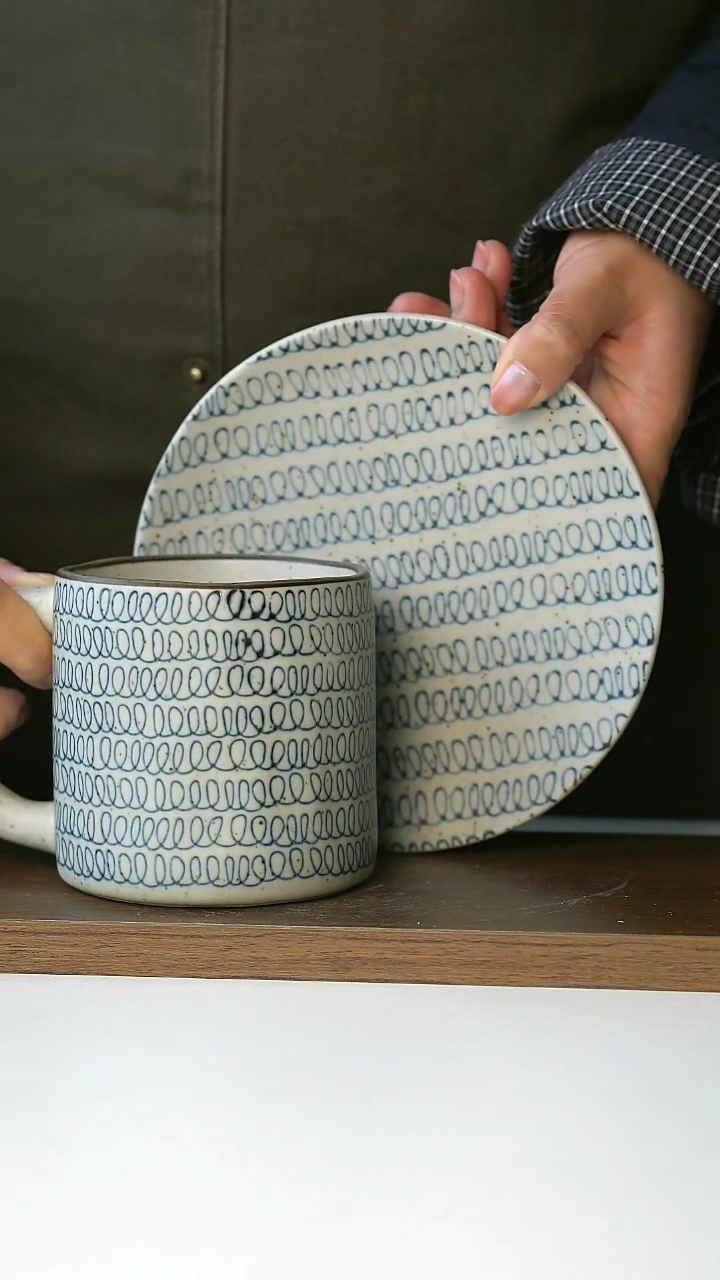 【闪购商品】陶瓷没烦恼马克杯+甜品盘@4-2@